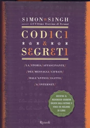 Simon Singh: Codici & segreti (Italian language, 2000, Rizzoli Libri)