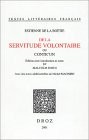 Étienne de La Boétie: Discours De La Servitude Volontaire (Paperback, French language, Librairie Droz)