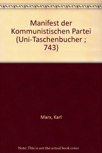 Friedrich Engels, Karl Marx: Manifest der kommunistischen Partei (German language, 1978)